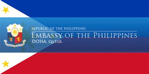 philippine embassy in qatar|The Official Website of the Philppine Embasy in Doha, Qatar.